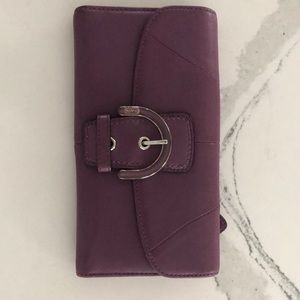 Coach tri-fold wallet